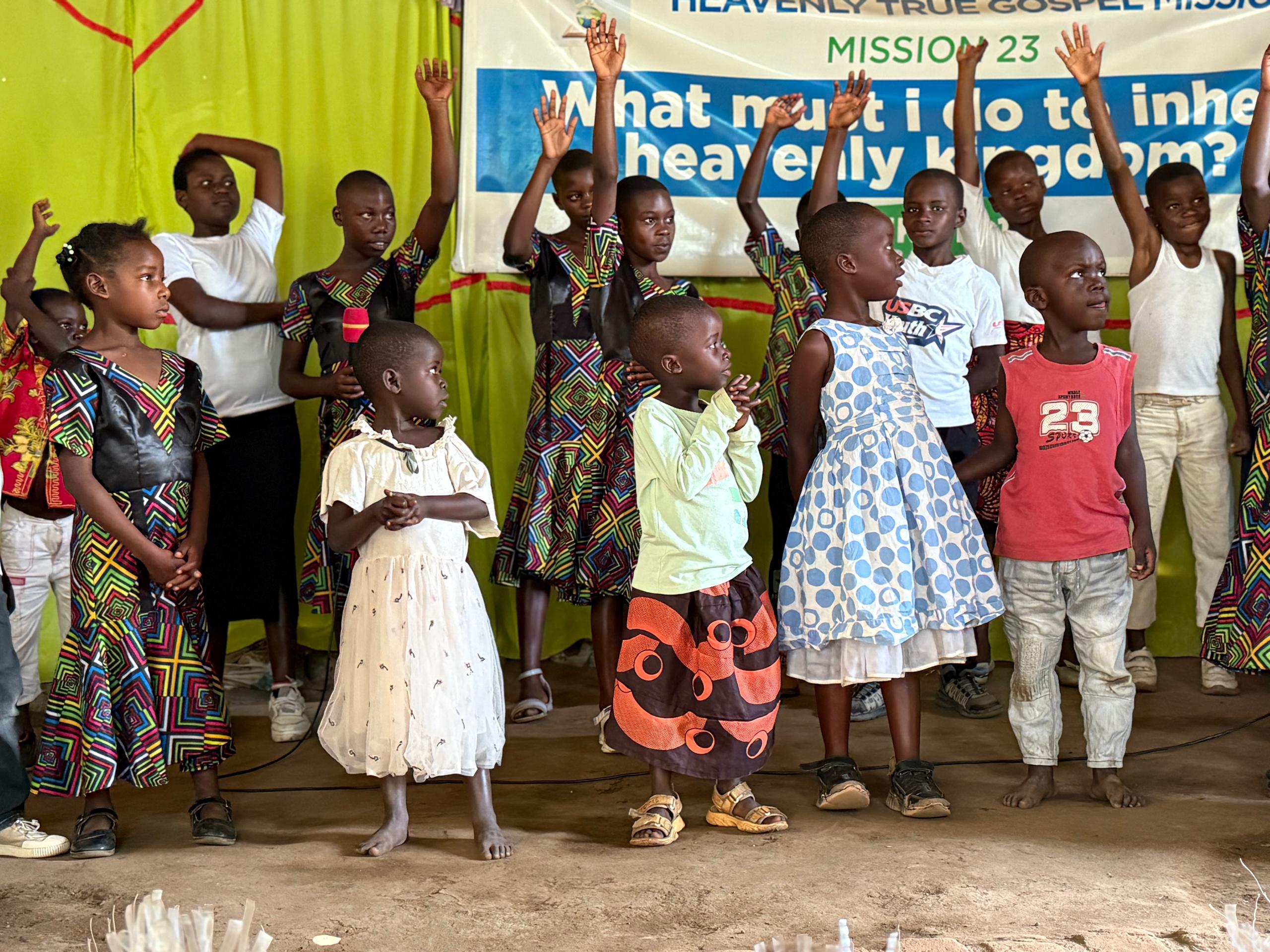 Heavenly True Gospel Mission Sunday School in Outreach Ministry